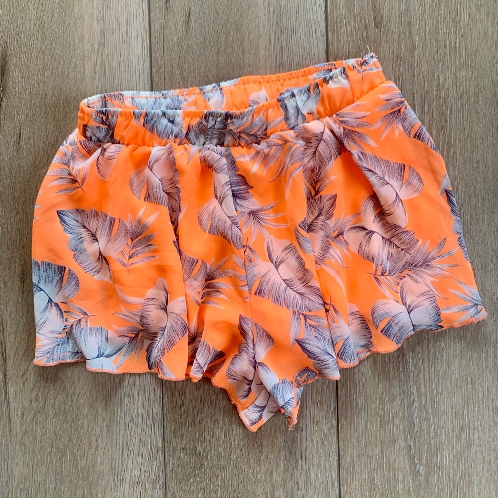Ambiance palm leaves shorts